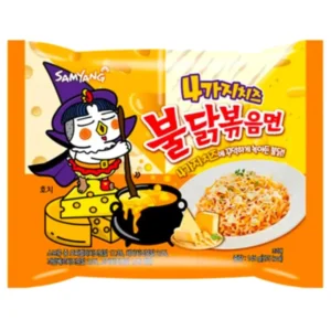 Samyang Buldak Hot Chicken Ramen Quattro Cheese Flavors