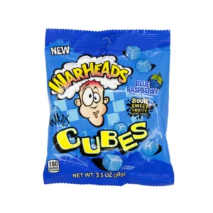 Warheads Blue Raspberry Cubes