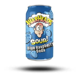 Warheads Sour Blue Raspberry Soda