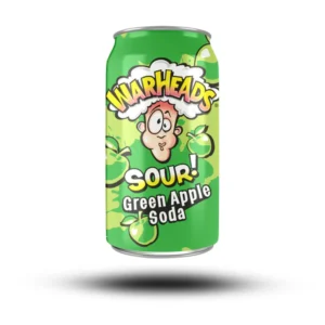 Warheads Sour Green Apple Soda